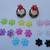 Multicolor earrings