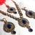Blue necklaces