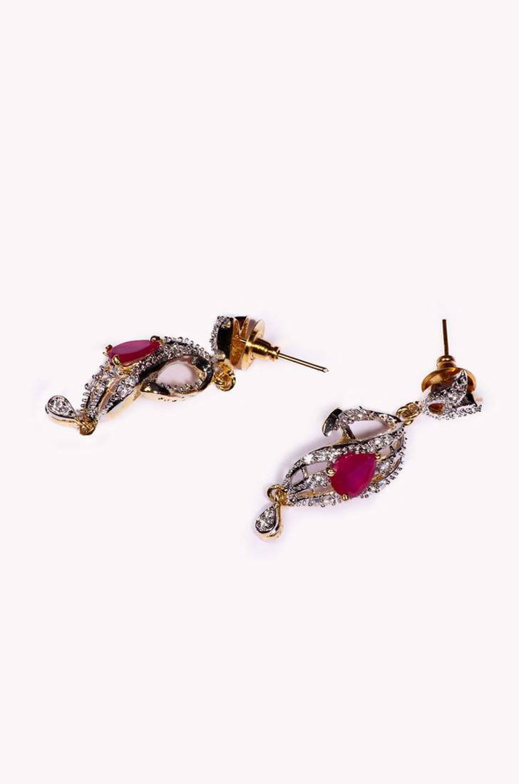 Pink earrings