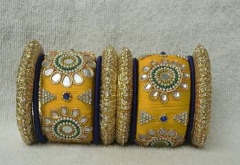 Yellow bangles-and-bracelets 1