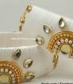 White bangles-and-bracelets