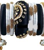 Black bangles-and-bracelets