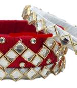 Red bangles-and-bracelets