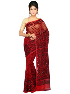 Multicolor Hand Woven Pure Bengal Handloom Saree 1