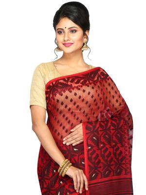 Multicolor Hand Woven Pure Bengal Handloom Saree 3