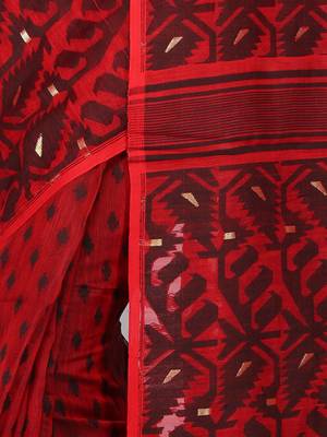 Multicolor Hand Woven Pure Bengal Handloom Saree 4