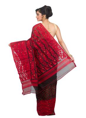 Multicolor Hand Woven Pure Bengal Handloom Saree 3
