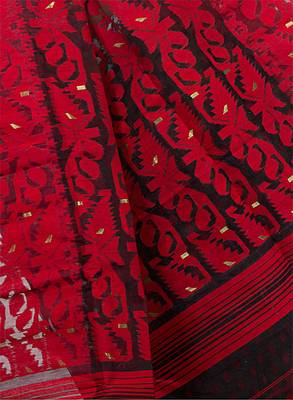 Multicolor Hand Woven Pure Bengal Handloom Saree 4
