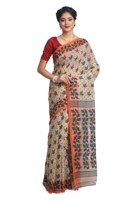 Multicolor Hand Woven Pure Bengal Handloom Saree 2