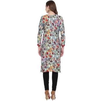 Ridan Women Multicolor printed crepe kurti 3