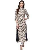 Multicolor printed rayon kurti
