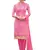 Pink Embroidered Cotton Salwar