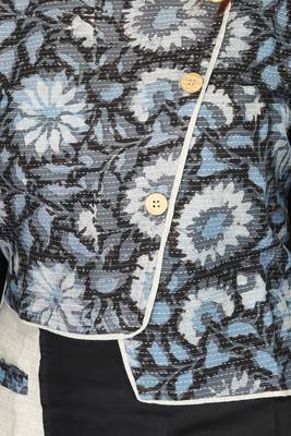 Multicolor Hand Woven Cotton Stitched Kurti 2