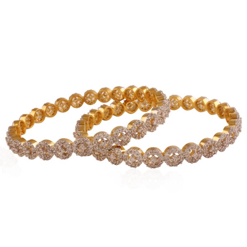 Traditional Gold plated ad bangle