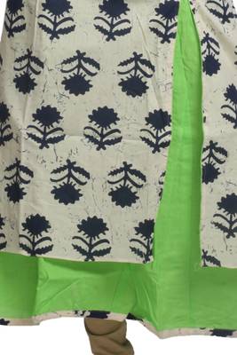 Multicolor Hand Woven Cotton Stitched Kurti 4