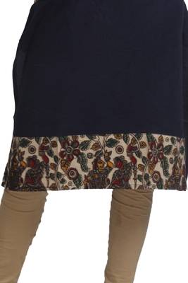 Multicolor Hand Woven Cotton Stitched Kurti 4