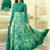 Green embroidered georgette salwar