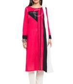 Pink Plain Cotton Salwar