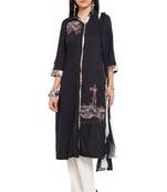 Black Printed Cotton Salwar