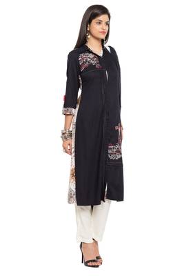 Black Printed Cotton Salwar 3