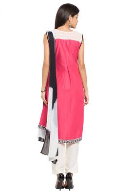 Pink Plain Cotton Salwar 4