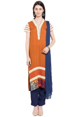 Brown Plain Cotton Salwar 1