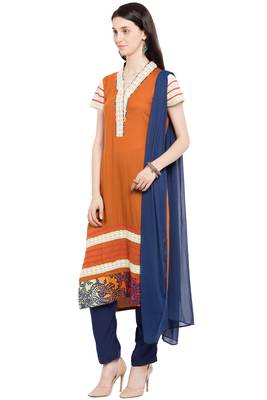 Brown Plain Cotton Salwar 2