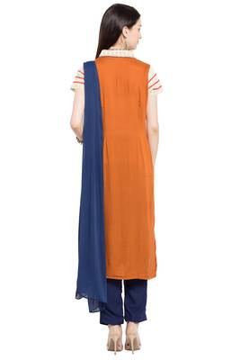 Brown Plain Cotton Salwar 4