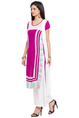 Purple Printed Cotton Salwar 2
