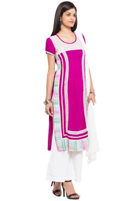 Purple Printed Cotton Salwar 3