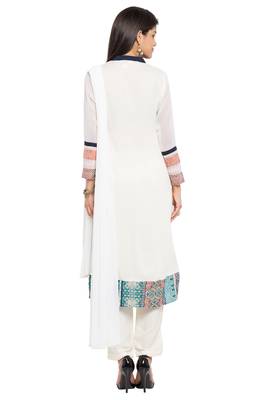 White Plain Cotton Salwar 4