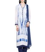 White Printed Cotton Salwar