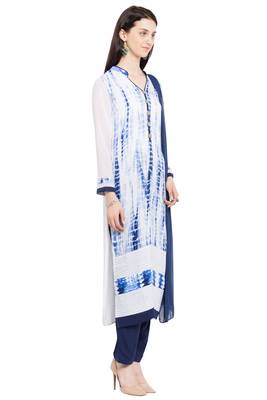 White Printed Cotton Salwar 3