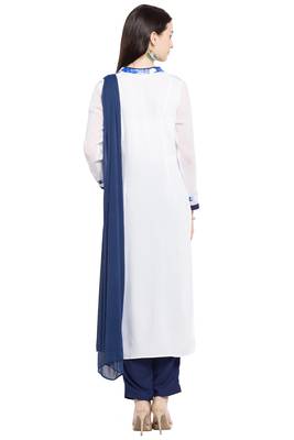 White Printed Cotton Salwar 4