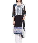 Black Printed Cotton Salwar