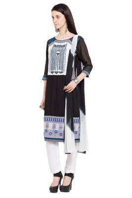Black Printed Cotton Salwar 2