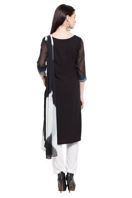 Black Printed Cotton Salwar 4