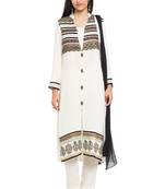 White Printed Cotton Salwar