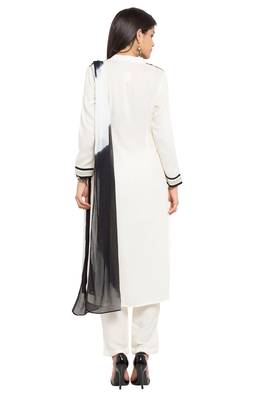 White Printed Cotton Salwar 4