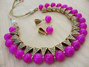 Purple necklaces 1