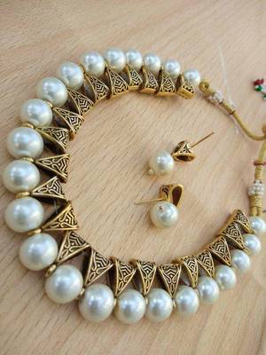 White necklaces 1