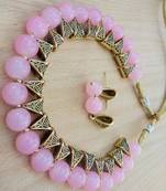 Pink necklaces