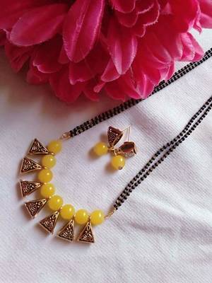 Yellow mangalsutra 1