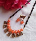 Orange mangalsutra