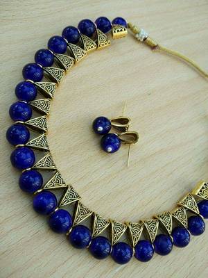 Blue necklaces 1