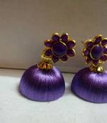 Purple earrings