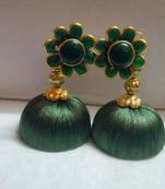 Green earrings