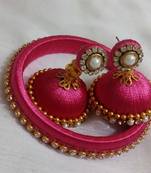 Pink earrings