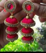 Red earrings