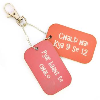 Love Bite Couple Creative Dangler Cum Bagtags Gift 4